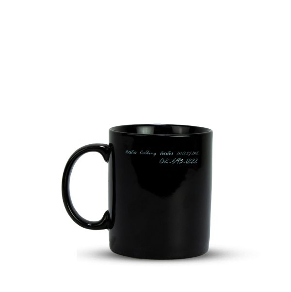 แก้วกาแฟเซรามิคสีดำ - Image 2